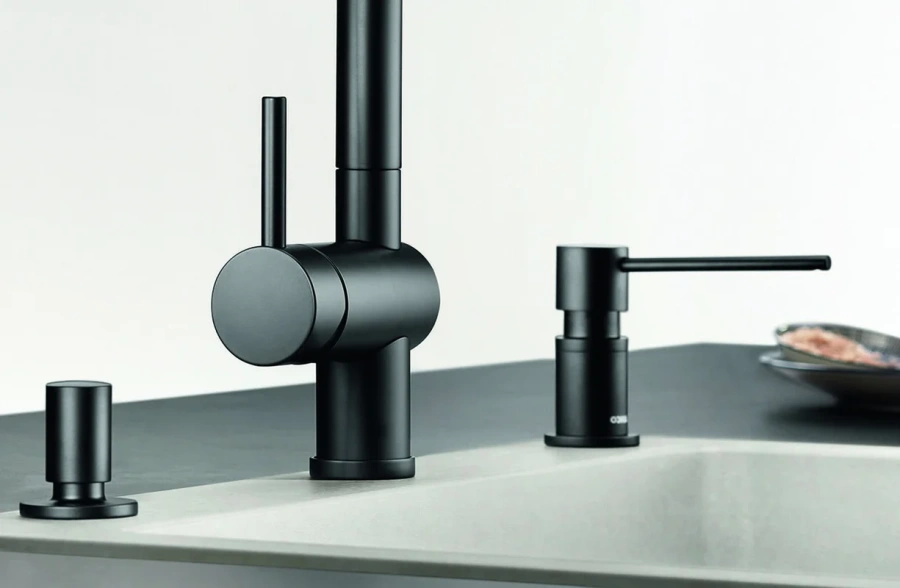 Дозатор Blanco Lato черный матовый 525789 (детальная фотография), в наличии