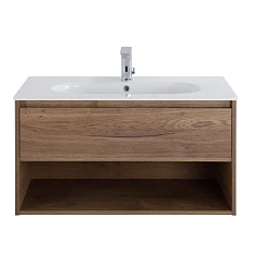 Тумба под раковину подвесная BelBagno Kraft 100 см Rovere Tabacco