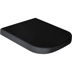 Крышка для унитаза, цвет чёрный матовый, Globo Stone