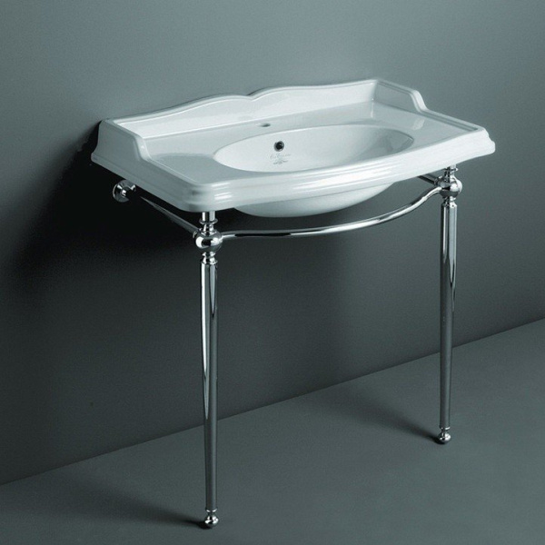 Раковина консоль Simas Arcade AR 864 90 см напольная (детальная фотография), классические, ретро