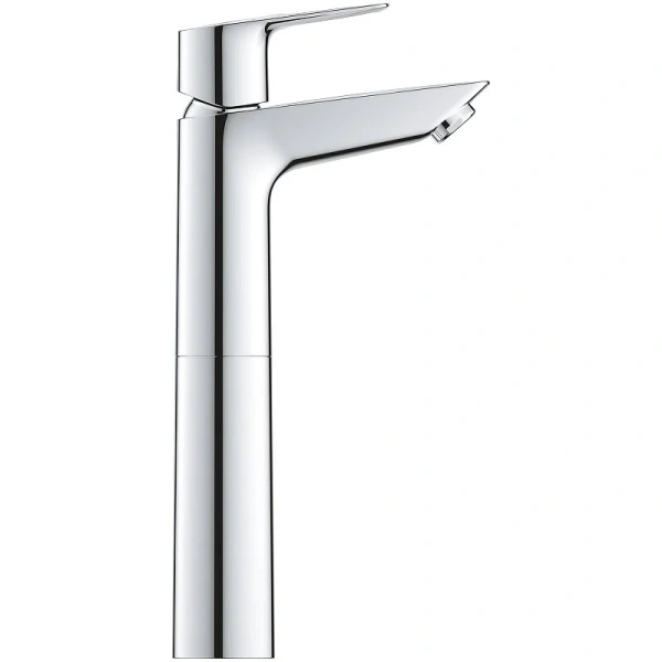 Смеситель для раковины Grohe BauLoop высокий 23764001 (детальная фотография), высокие, из латуни, округлая форма