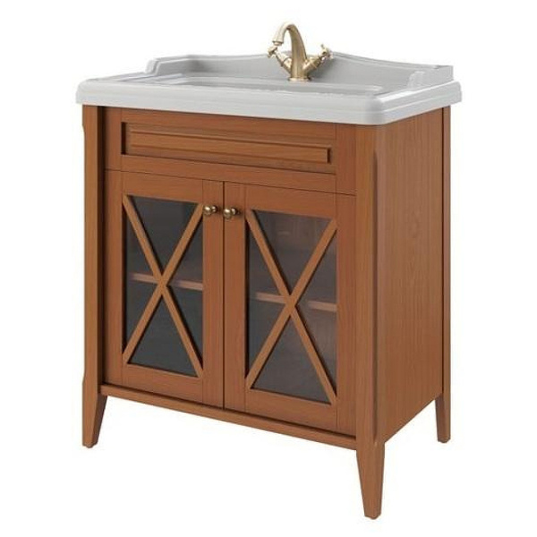 Тумба под раковину напольная Caprigo Napoli Promo 80 см орех 33612-B168 (детальная фотография)