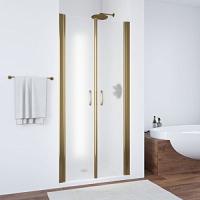 Душевая дверь профиль бронза стекло шиншилла Vegas-glass