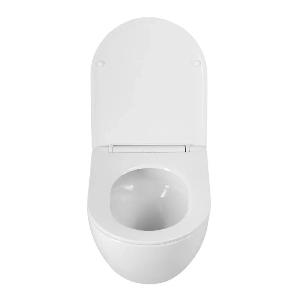 Унитаз подвесной BelBagno Amanda с сиденьем микролифт BB051CH-TOR-FC/SC (детальная фотография), белые