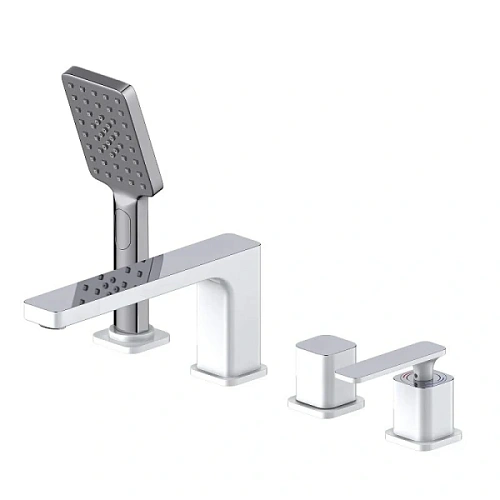 Смеситель для ванны хром-белый Timo Torne 4330/00-16Y - фото 2