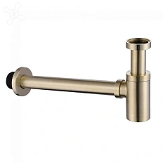 Сифон для раковины Abber Bequem золото матовое