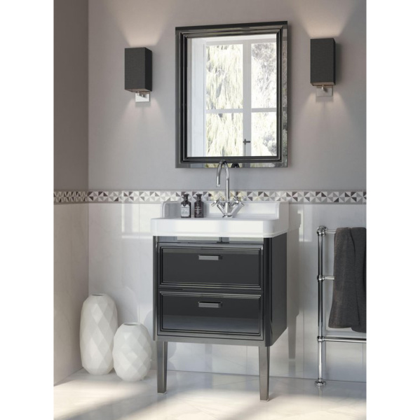 Раковина Kerama Marazzi Pompei 80 см с крепежом PO.wb.80 (детальная фотография), подвесные, пристенные