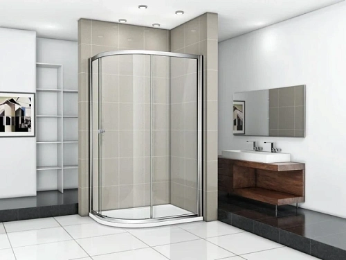 Душевой уголок Cezares Pratico 120х90 см стекло прозрачное - фото 2