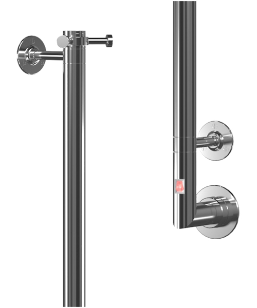 Полотенцесушитель электрический Margaroli Arcobaleno 167 см хром 616CRB-1650 (детальная фотография), хром