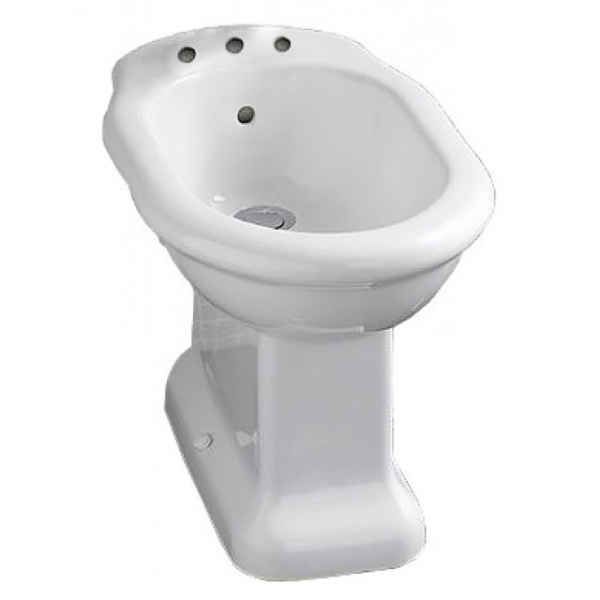 Биде напольное Devon & Devon Etoile белое на 3 отверстия IBBID(3)FET (детальная фотография)