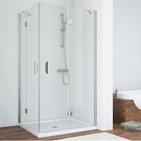 Душевой уголок профиль глянцевый хром стекло прозрачное Vegas-glass