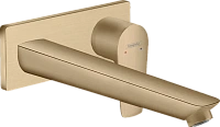Смеситель для раковины Hansgrohe Talis E шлифованная бронза