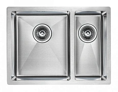 Мойка для кухни Paulmark Zusat PM225944 59 см с дополнительной чашей