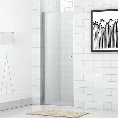 Душевая дверь в нишу Cezares Eco 65 см рифленое стекло Punto - фото 1