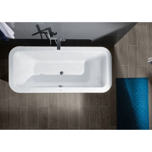 Ванна акриловая Villeroy & Boch Loop & Friends 180х80 см белая Alpine White UBA180LFS7V-01 (детальная фотография)