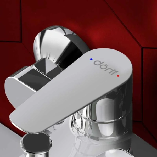 Смеситель для ванны и душа Prime new однорычажный D4011000 (детальная фотография), настенные