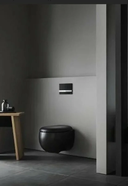 Клавиша смыва VitrA Select черная 740-1101 (детальная фотография), стеклянные