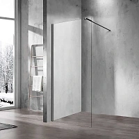 Душевая перегородка Vincea Walk-In 60 см профиль вороненая сталь