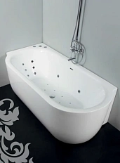 Ванна акриловая BelBagno 170х75 см левая