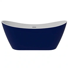 Ванна акриловая Delice Provanse 170х80 см синяя матовая