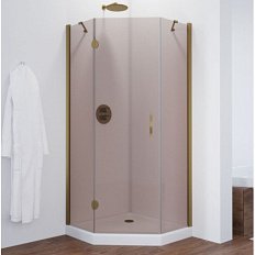 Душевой уголок профиль бронза стекло бронза Vegas-glass