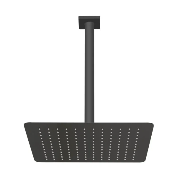 Верхний душ Cezares черный матовый  CZR-B-TDDQ-30/30-NOP (детальная фотография), черные