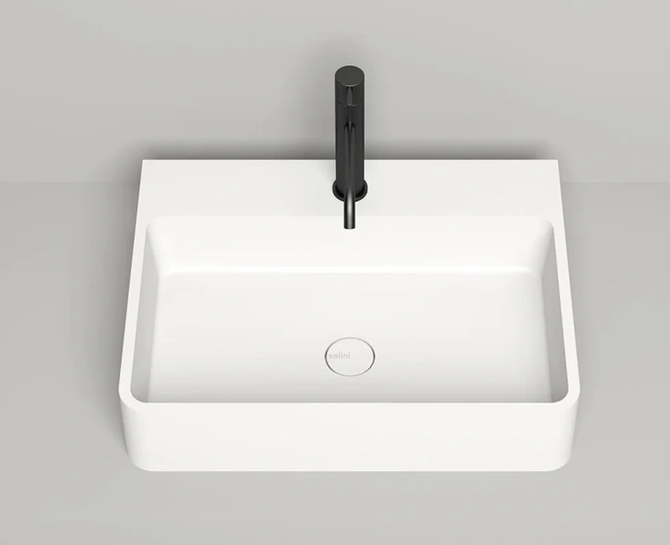 Раковина Salini Ottavia 60 см накладная 1103201M (детальная фотография), белые