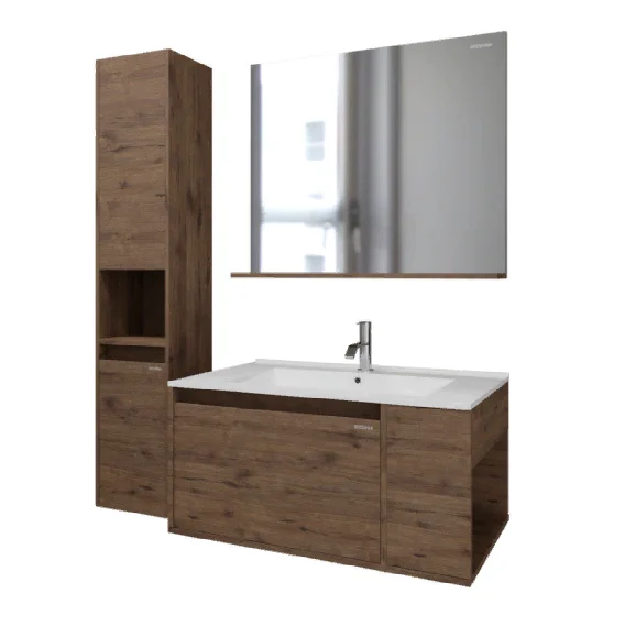 Шкаф-пенал подвесной Grossman Тенза 30 см веллингтон 303008 (детальная фотография), 30 см