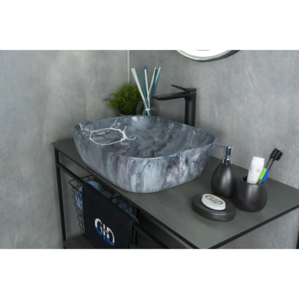 Раковина GID Geometrico K397G124 50 см под камень 54401 (детальная фотография), 50 см