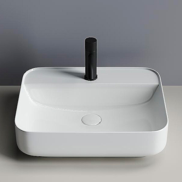 Раковина Ceramica Nova Element 50 см накладная CN5015 (детальная фотография), накладные (на столешницу)