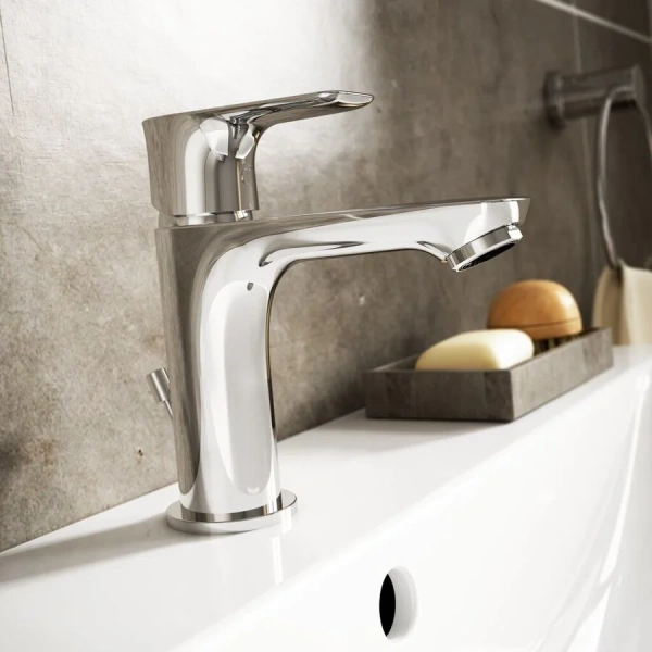 Смеситель для раковины Ideal Standard Connect Air хром A7007AA (детальная фотография), современные, hi-tech