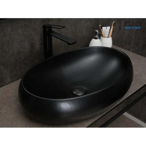 Раковина GID Lago Bm9030a 60 см черная 53371 (детальная фотография), черные