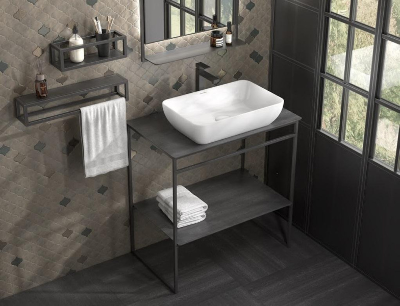 Раковина Kerama Marazzi Plaza 55 см белая глянцевая PLR.wb.55 (детальная фотография), белые