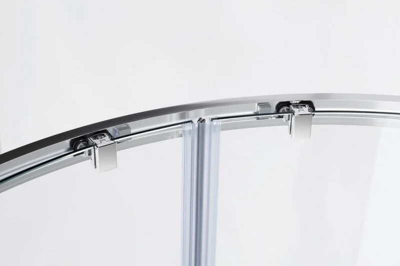 Душевой уголок Cezares Molveno 120х120 см стекло рифленое профиль хром MOLVENO-R-11-90+30-P-Cr (детальная фотография), хром