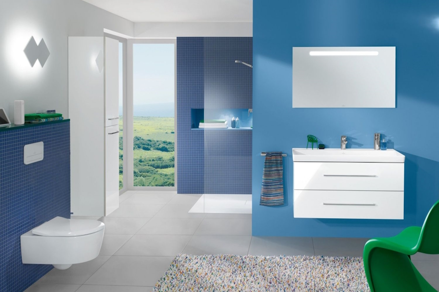 Тумба с раковиной подвесная Villeroy & Boch Avento A89200B4 100 см белая (детальная фотография), по запросу