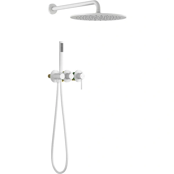 Душевой комплект Timo Saona белый SX-2349/16SM (детальная фотография)
