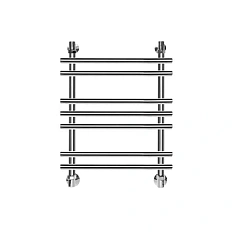 Полотенцесушитель водяной Ника Bamboo 60x40 см хром