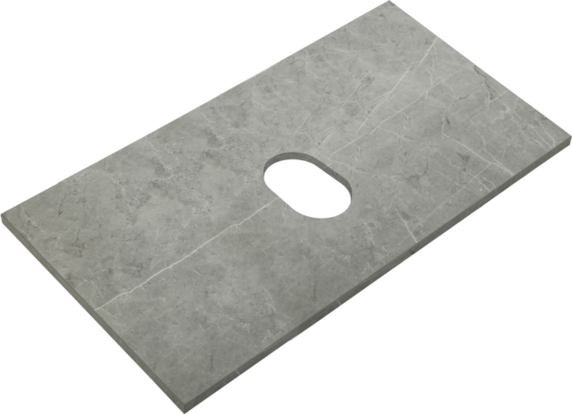 Столешница BelBagno 80 см marmo grigio lucido KEP-80-MGL-W0 (детальная фотография), в наличии