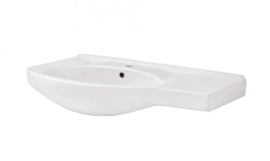 Раковина Santek Коралл 83 см крыло справа 1.WH11.0.228 (детальная фотография), встраиваемые (в столешницу)