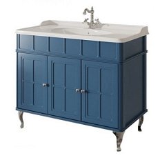 Тумба под раковину напольная Caprigo Borgo 100 см синяя