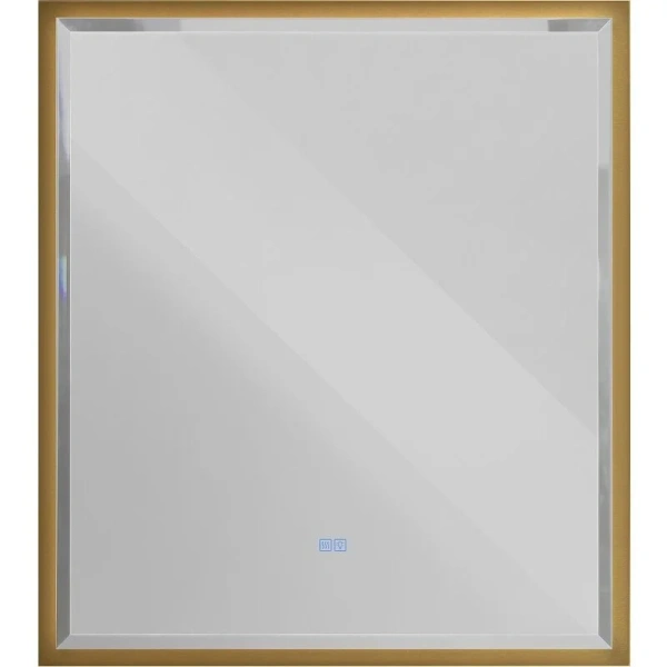 Зеркало с подсветкой Cezares 100 см брашированное золото CZR-SPC-INT-1000-900-LED-TCH-WARM-BORO (детальная фотография)