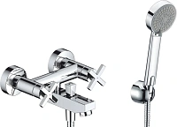 Смеситель для ванны WasserKRAFT Weser хром
