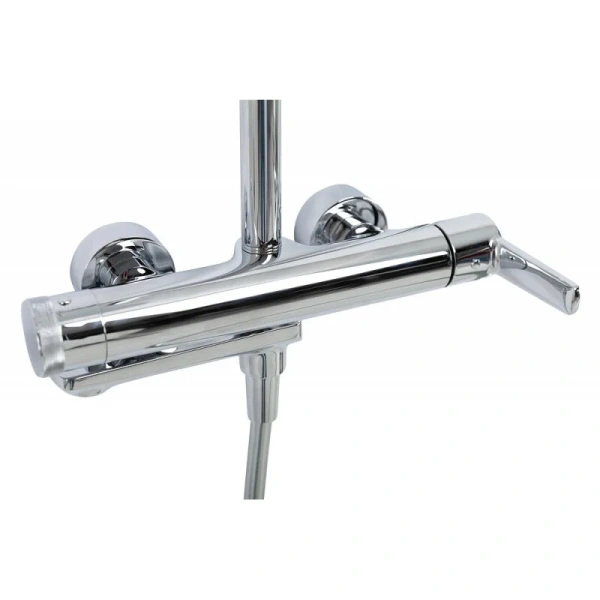 Душевая стойка Cezares Lux хром LUX-CVD-01 (детальная фотография), настенные