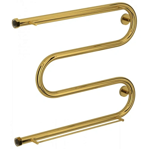 Полотенцесушитель водяной Сунержа М-образный 65x50 см золото - фото 5
