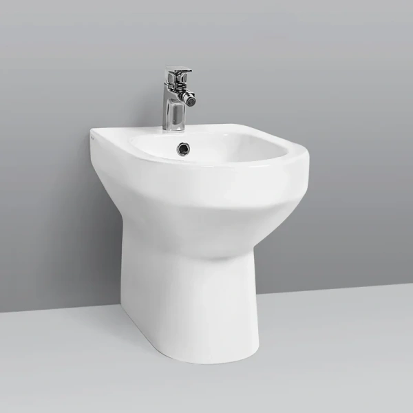 Биде напольное Am.Pm Spirit 2.0 белое C703111WH (детальная фотография), современные, hi-tech