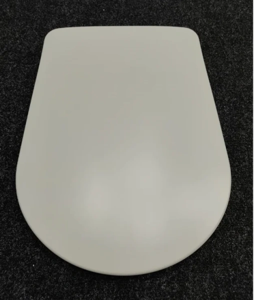 Крышка-сидение с микролифтом Kerasan Nolita серая матовая 539159 (детальная фотография), с микролифтом