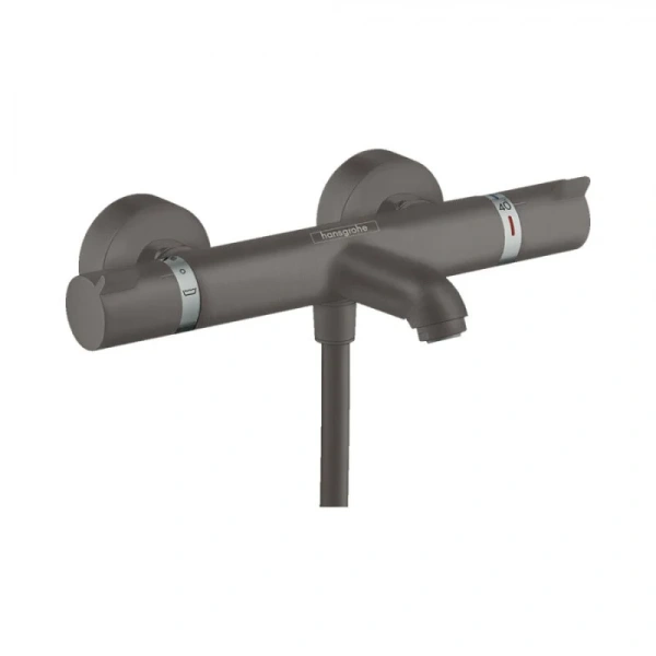 Смеситель для ванны Hansgrohe Ecostat шлифованный черный хром 13114340 (детальная фотография)