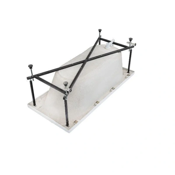 Ванна акриловая Aquanet Light 243871, 160 x 70 см, с каркасом, цвет белый 00243871 (детальная фотография), 160х70