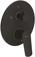 Смеситель для душа Bravat Rhein черный матовый