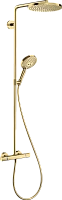Душевая стойка Hansgrohe Raindance Select S полированное золото